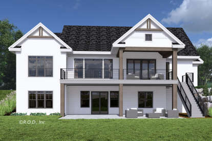 Modern Farmhouse House Plan #098-00578 Elevation Photo