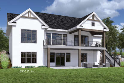 Modern Farmhouse House Plan #098-00578 Elevation Photo