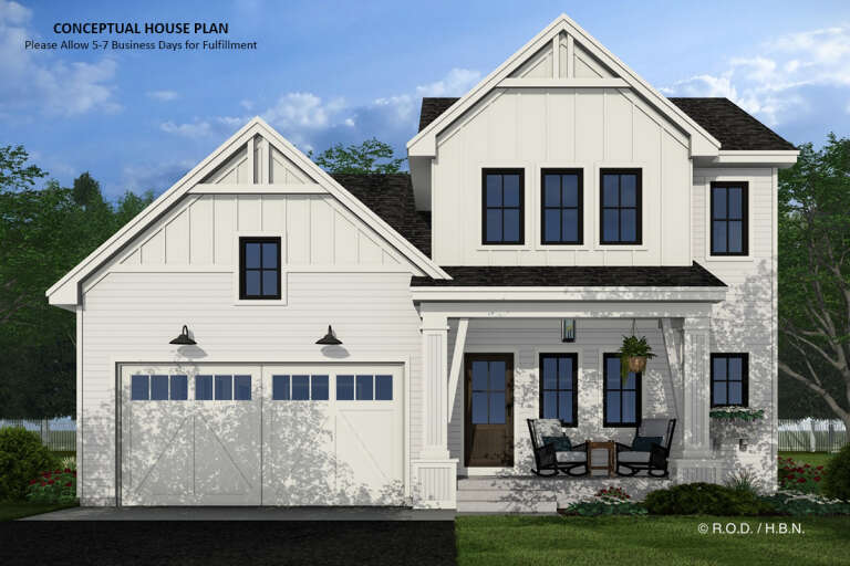 House Plan House Plan #33179 Front Elevation 