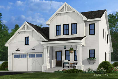 Modern Farmhouse House Plan #098-00585 Elevation Photo