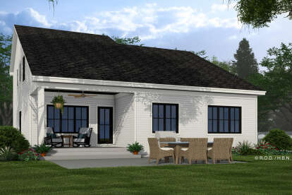 Modern Farmhouse House Plan #098-00585 Elevation Photo