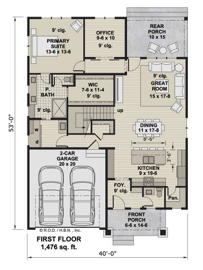 Main Floor  for House Plan #098-00585
