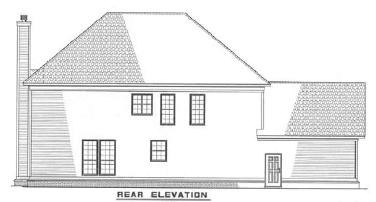 Southern House Plan #110-00154 Elevation Photo