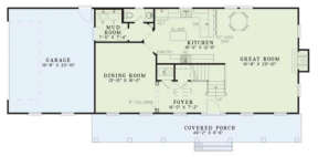 Floorplan 1 for House Plan #110-00154