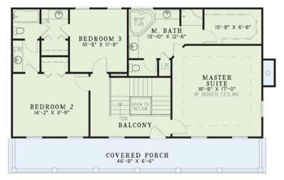 Floorplan 2 for House Plan #110-00154