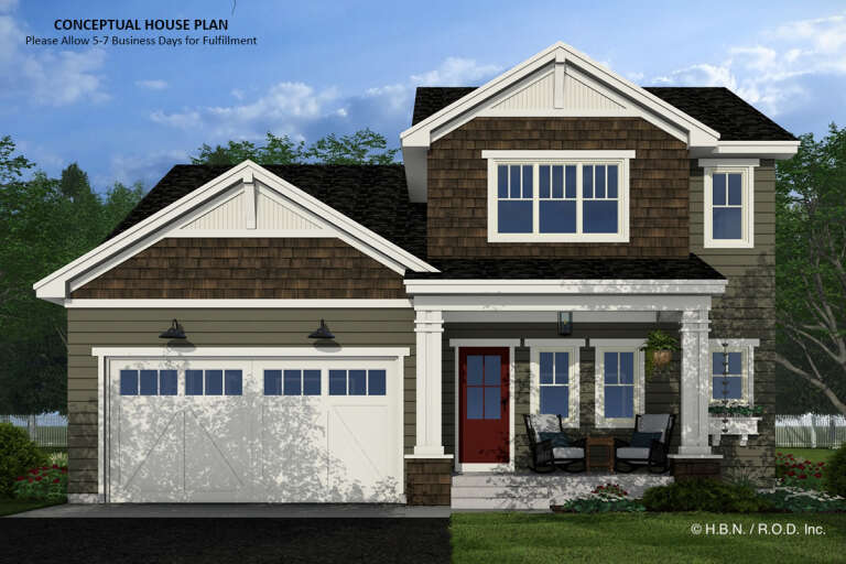 House Plan House Plan #33180 Front Elevation 