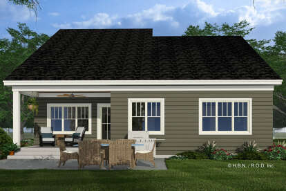 Craftsman House Plan #098-00586 Elevation Photo
