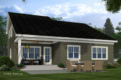 Craftsman House Plan #098-00586 Elevation Photo