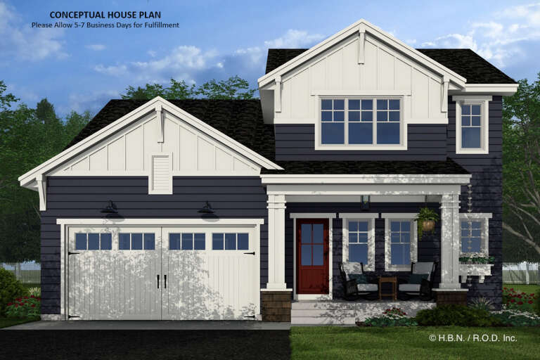 House Plan House Plan #33181 Front Elevation 