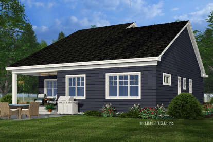 Craftsman House Plan #098-00587 Elevation Photo