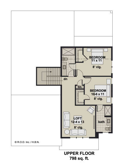 Floorplan 2 for House Plan #098-00587