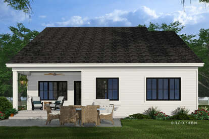 Modern Farmhouse House Plan #098-00588 Elevation Photo