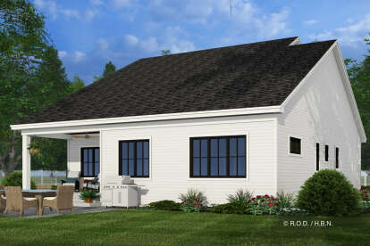 Modern Farmhouse House Plan #098-00588 Elevation Photo