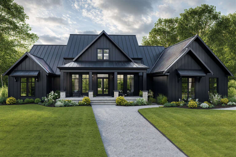 House Plan House Plan #33183 Front Elevation 