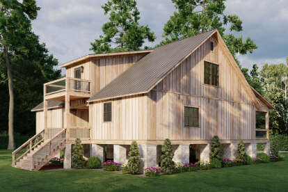 Cabin House Plan #8318-00428 Elevation Photo