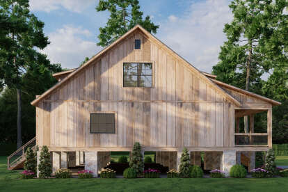 Cabin House Plan #8318-00428 Elevation Photo