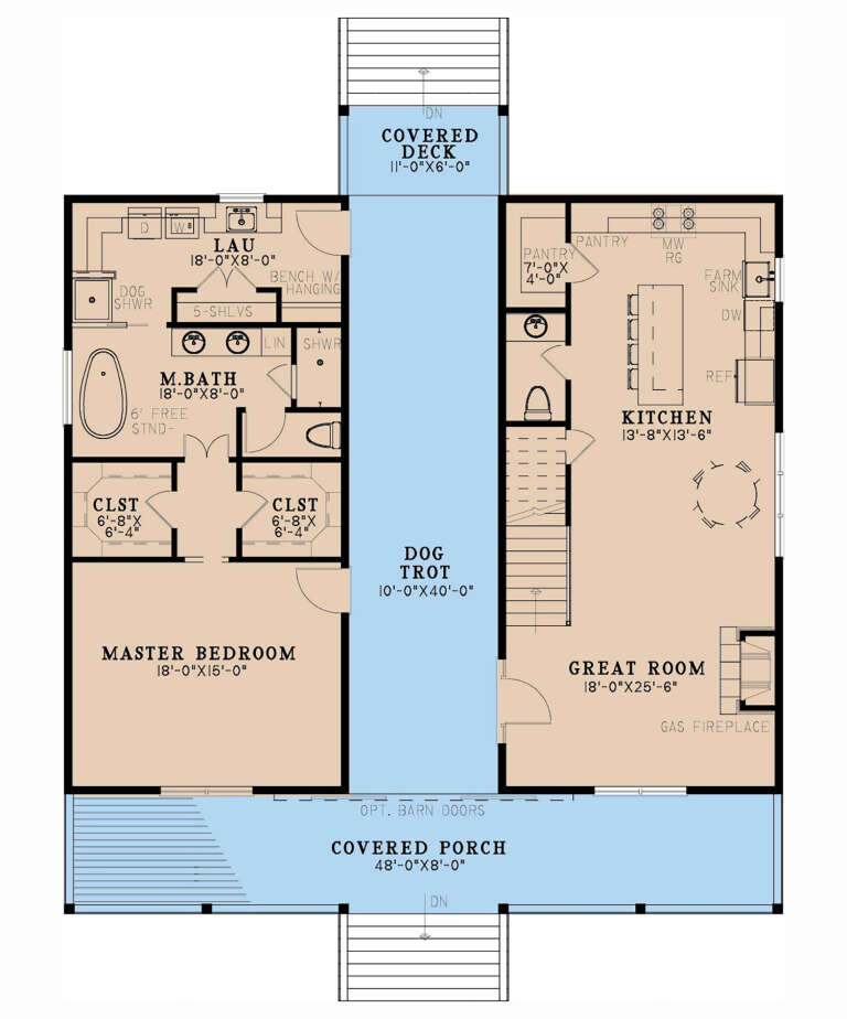 House Plan House Plan #33185 Drawing 1