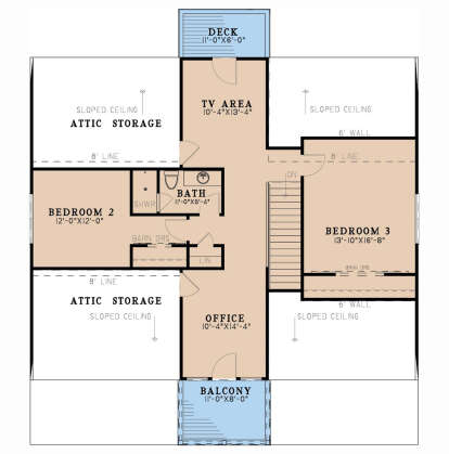 Second Floor for House Plan #8318-00428