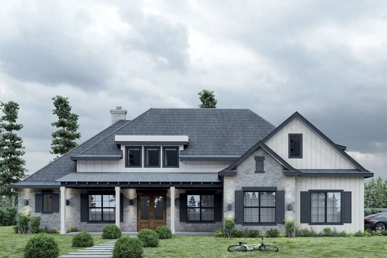 House Plan House Plan #33191 Front Elevation 