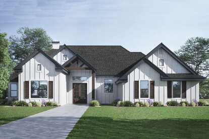 Modern Farmhouse House Plan #8314-00005 Elevation Photo