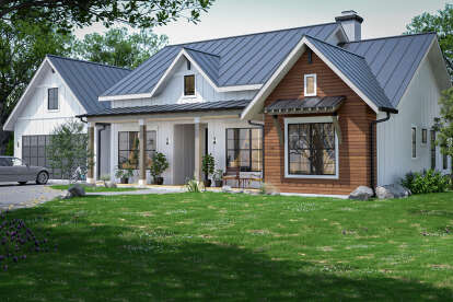 Modern Farmhouse House Plan #8314-00006 Elevation Photo
