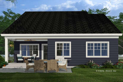 Craftsman House Plan #098-00590 Elevation Photo