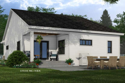 Modern Farmhouse House Plan #098-00591 Elevation Photo