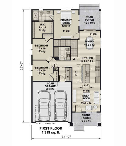 Main Floor  for House Plan #098-00591