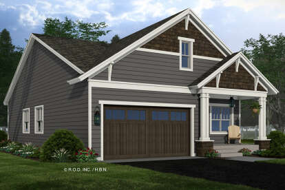 Craftsman House Plan #098-00592 Elevation Photo
