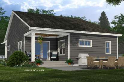 Craftsman House Plan #098-00592 Elevation Photo