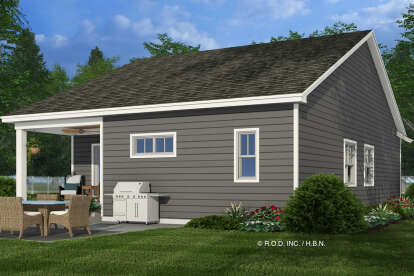 Craftsman House Plan #098-00592 Elevation Photo