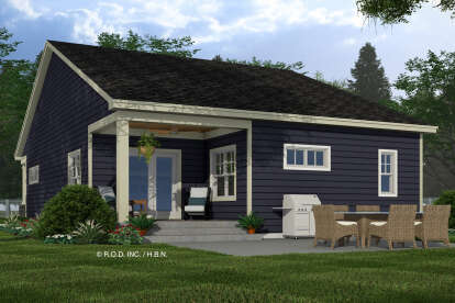 Craftsman House Plan #098-00593 Elevation Photo
