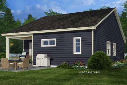 Craftsman House Plan #098-00593 Elevation Photo