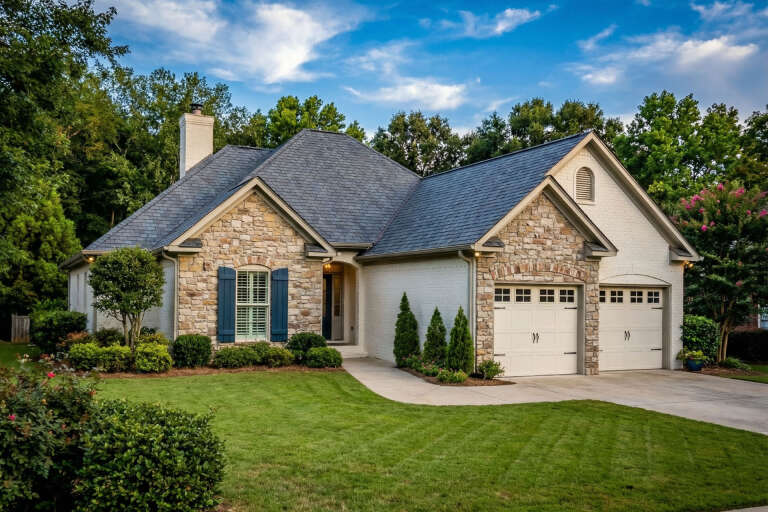 House Plan House Plan #3320 Angled Front Elevation