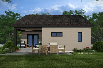 Modern House Plan #098-00594 Elevation Photo