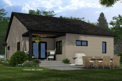 Modern House Plan #098-00594 Elevation Photo