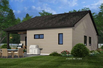 Modern House Plan #098-00594 Elevation Photo