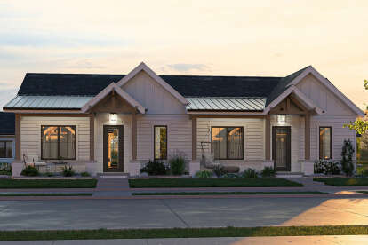 Modern Farmhouse House Plan #963-01146 Elevation Photo