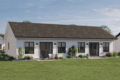 Modern Farmhouse House Plan #963-01146 Elevation Photo