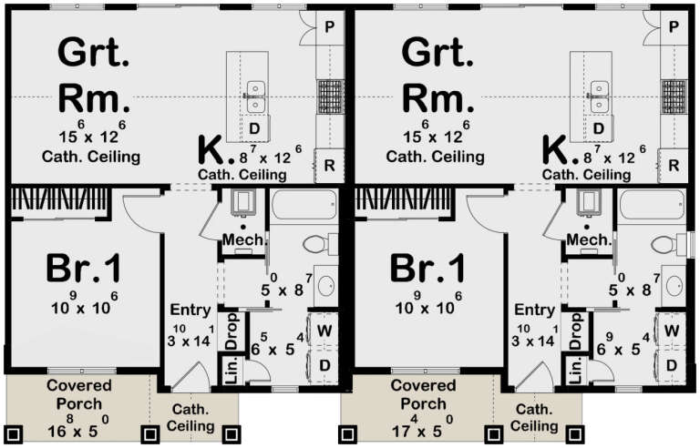 House Plan House Plan #33201 Drawing 1