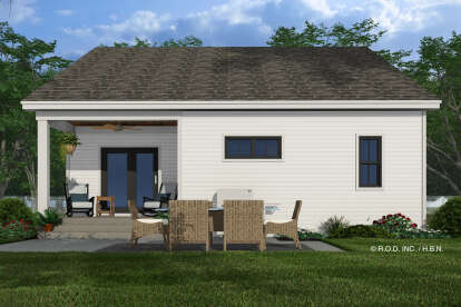 Modern Farmhouse House Plan #098-00595 Elevation Photo