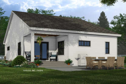 Modern Farmhouse House Plan #098-00595 Elevation Photo
