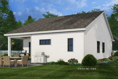 Modern Farmhouse House Plan #098-00595 Elevation Photo