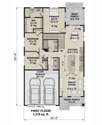 Main Floor  for House Plan #098-00595