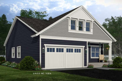 Craftsman House Plan #098-00596 Elevation Photo