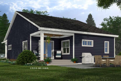 Craftsman House Plan #098-00596 Elevation Photo