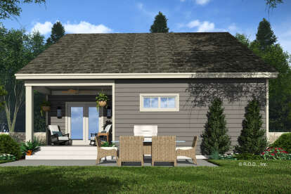 Craftsman House Plan #098-00598 Elevation Photo