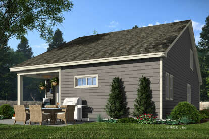 Craftsman House Plan #098-00598 Elevation Photo