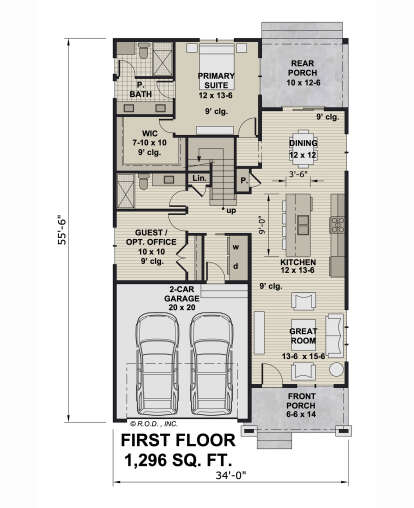 Main Floor  for House Plan #098-00598