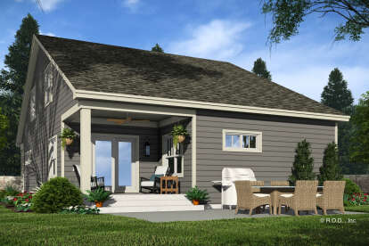 Craftsman House Plan #098-00599 Elevation Photo